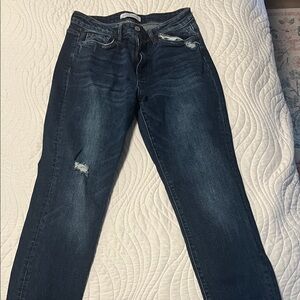 Flying Monkey Dark Blue Boyfriend Jeans
